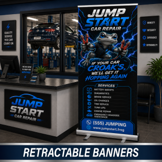 Idea Showcase 8a retractable banner wny showcase